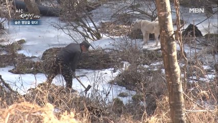 얼음 깨고 있는 자연인! 이승윤 또 입수 각?! "아니라고 해줘요…"