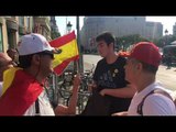 Greus insults d'espanyolistes a un noi amb símbols pro-presos