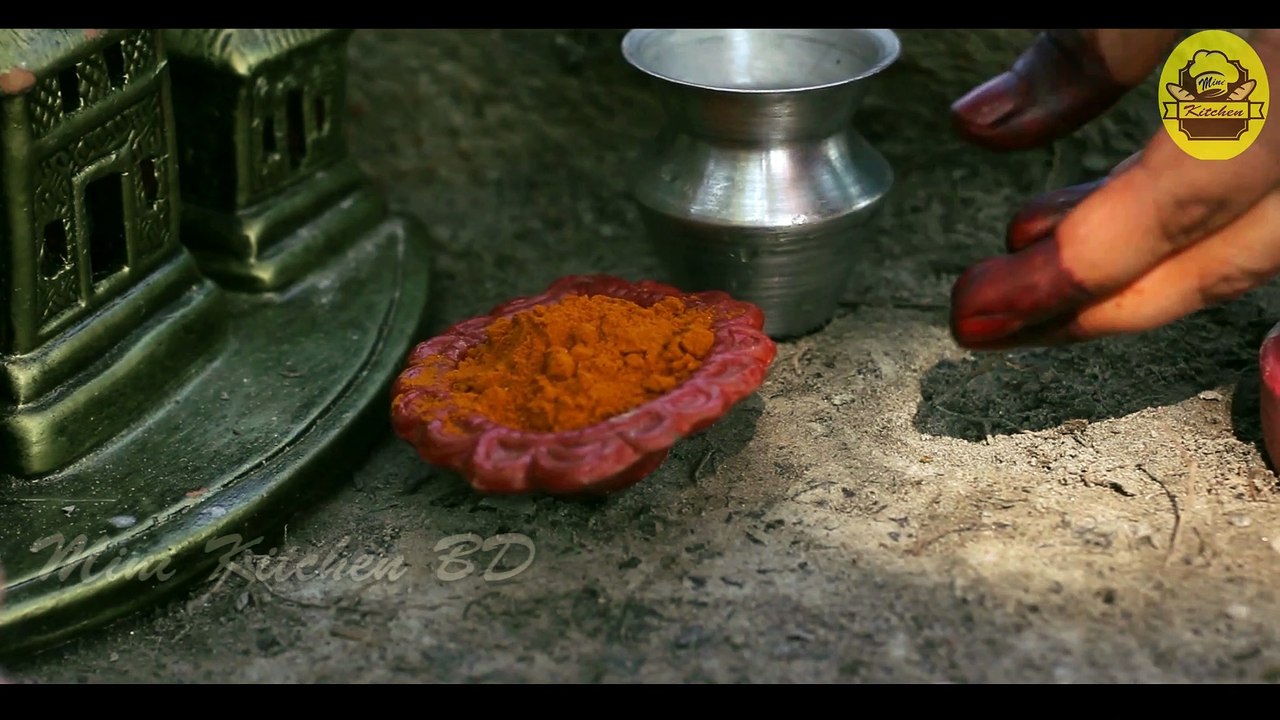 Miniature Full Fish Fry + Rice । Fish Fry Receipy । মাছ ভাজা । Mini Kitchen BD.
