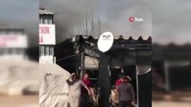 Son dakika haberi! Antalya'da sera işçilerinin kaldığı barakalarda ağalatan yangın