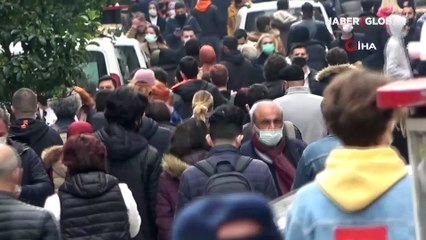 İstiklal Caddesi'nde yoğunluk, girişler kapatıldı