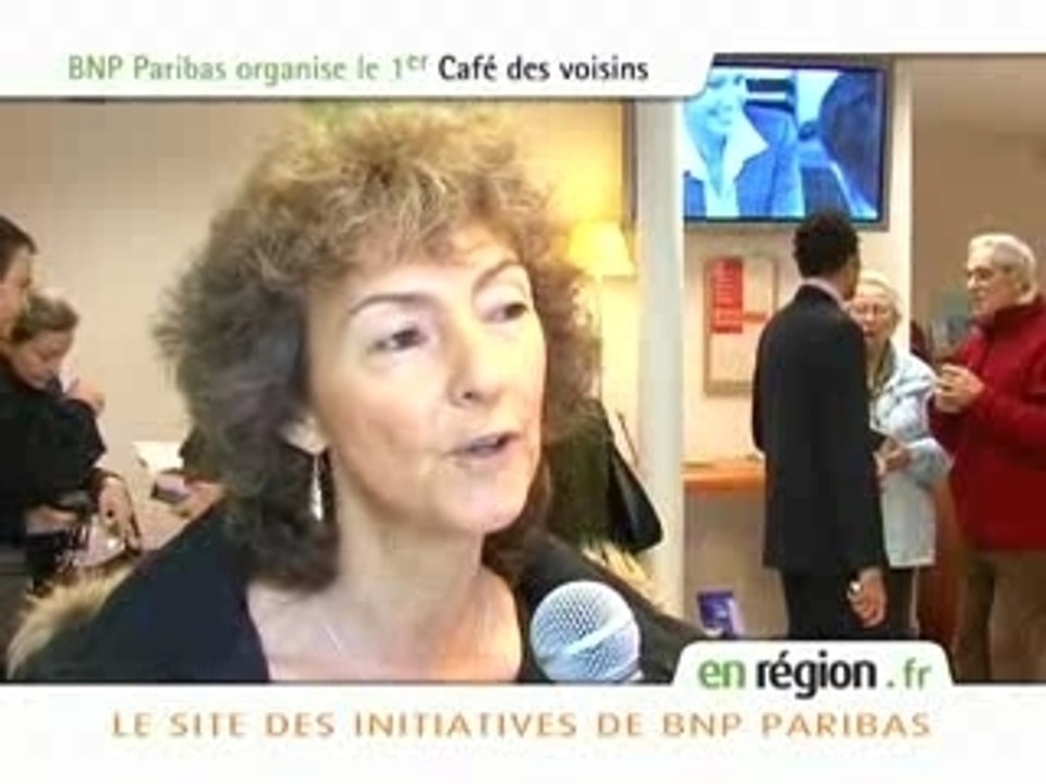 BNP Paribas organise le 1er Café des Voisins