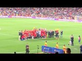 El Camp Nou ovaciona els Dragons Catalans