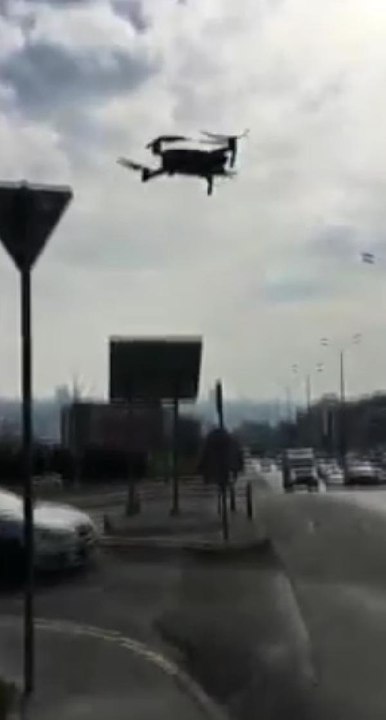 İSTANBUL'DA DRONE İLE TRAFİK DENETİMİ