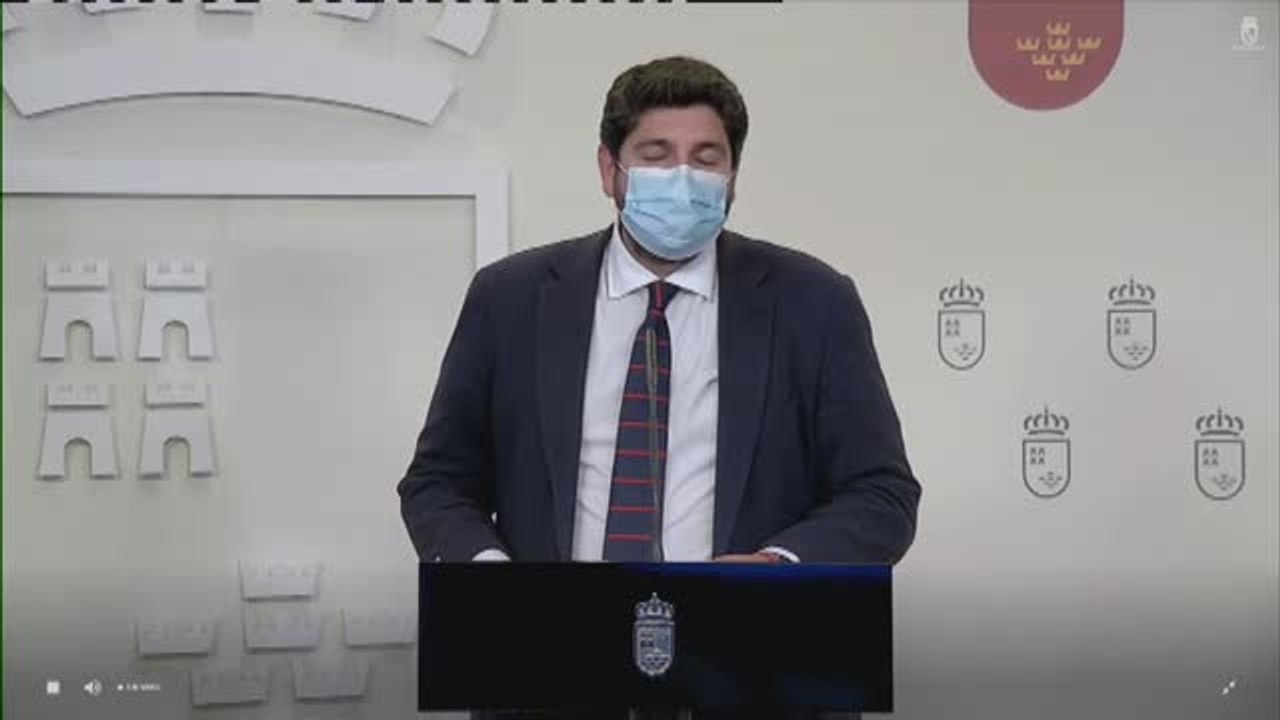 López Miras sobre la moción de censura: "Este no es el momento"