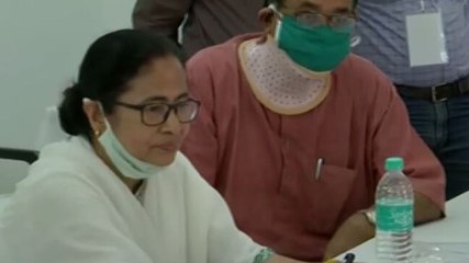 BJP objects to police personnel accompanying Mamata for nomination, seeks action