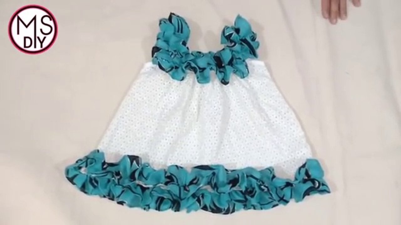 Baby frock baby jhabla cutting and stitching