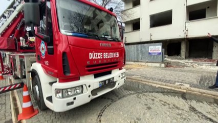 DÜZCE - Gerçeğini aratmayan yangın ve kurtarma tatbikatı yapıldı
