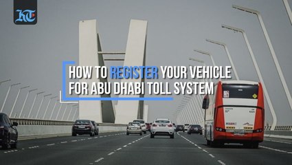 How to register your vehicle for Abu Dhabi toll system