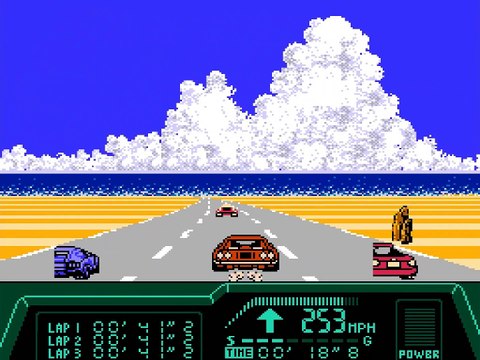 INCREDIBLE RAD RACER 2 (NES) GAMEPLAY