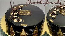 Chocolate glaze cake Chocolate ganache recipe Cake decoration video