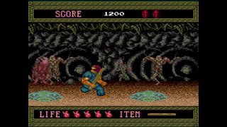 INCREDIBLE SPLATTERHOUSE (TURBOGRAFX-16) GAMEPLAY