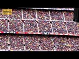 El Camp Nou s'omple de globus grocs durant el Clàssic