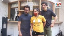Superstar Aamir Khan SPOTTED In New Look With Son Junaid & Daughter Ira