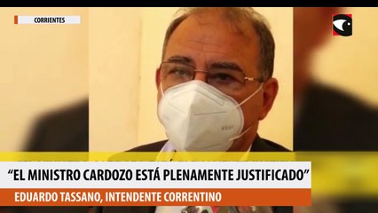 “El ministro Cardozo está plenamente justificado”