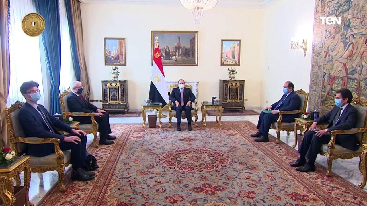 الرئيس عبد الفتاح السيسي يستقبل رئيس جهاز الاستخبارات الخارجي الفرنسي