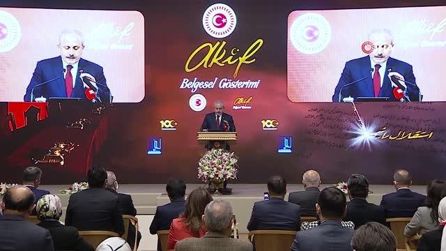 TBMM Başkanı Mustafa Şentop: - Çanakkale Valiliğince hazırlanan Mehmet Akif Ersoy'un balmumu heykelini ve Bayramiç 'Mehmet Akif Evi' maketini ve...