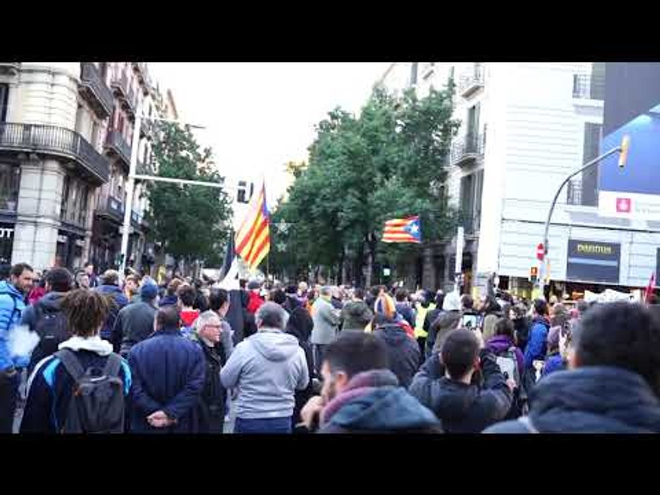 Crits de llibertat per als presos polítics a Urquinaona