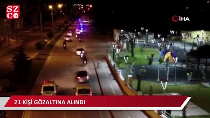 Şanlıurfa’da uyuşturucu operasyonu: 21 gözaltı