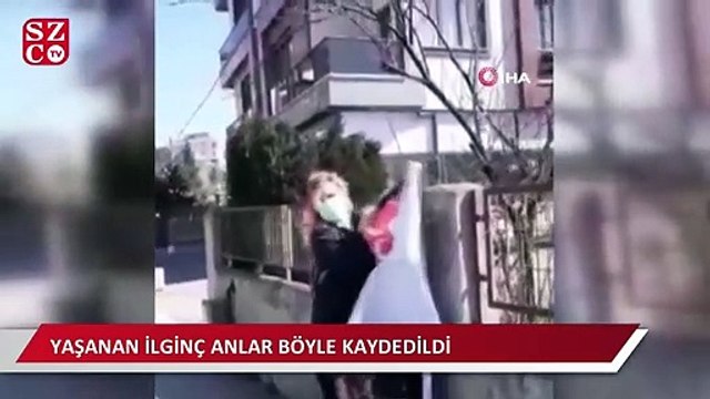 Çekmeköy'de ilginç olay: Miraç Kandili pankartını söküp evine götürdü