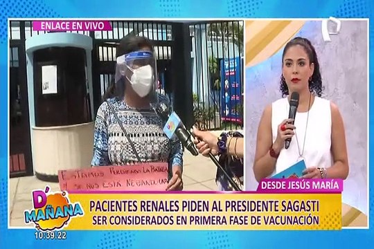 Jesús María: pacientes renales piden ser incluidos en primera fase de vacunación