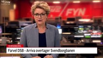 Arriva skal fremover køre togene på Svendborgbanen. | Farvel DSB - Arriva overtager Svendborgbanen | 06-12-2018 | TV2 FYN @ TV2 Danmark