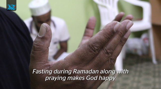 The fasting truck driver: God gives us strength to fast.