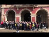 Crits de llibertat davant del Parlament de Catalunya