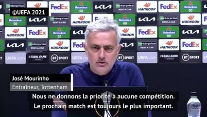 8es - Mourinho : "Être forts dans chaque compétition"