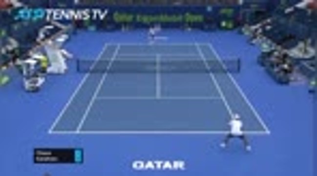 Thiem survives Karatsev scare in Doha