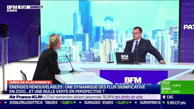 Idée de placements: Énergies renouvelables, y a-t-il une dynamique significative des flux en 2020 et une bulle verte en perspective ? - 10/03