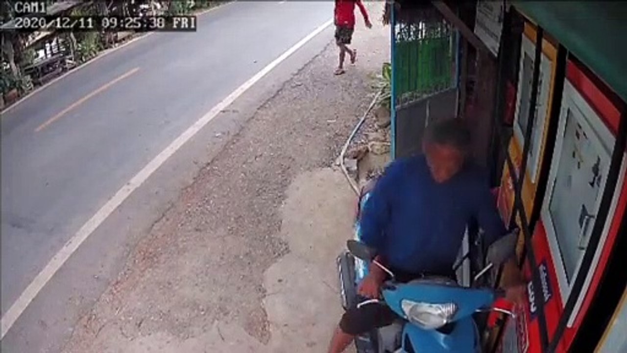 Motorcycle Startup Leads to Mishap