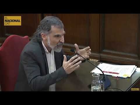 JUDICI PROCÉS | Cuixart respon al fet que un mosso comprés entrepans a la Comissió d'investigació