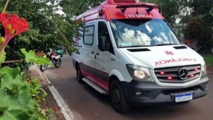 Samu atende vítima de tentativa de suicídio no Bairro Jardim Consolata