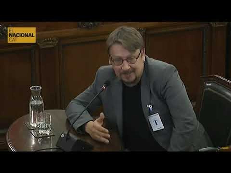JUDICI PROCÉS | Domènech: "El estado había entrado en una lógica de guerra"
