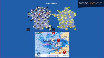 bulletin meteo du mercredi 10 mars 2021