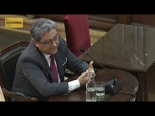 JUDICI PROCÉS | Millo: "Arrojar objetios incendiarios no es pacífico"