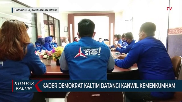 Kader Demokrat Kaltim Datangi Kanwil Kemenkumham