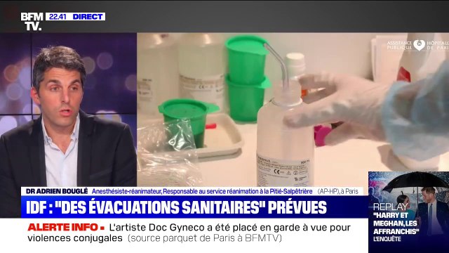 Dr Adrien Bouglé sur le Covid-19 en Île-de-France: On a tous les jours plus de patients en réanimation et ce flux ne se tarit pas