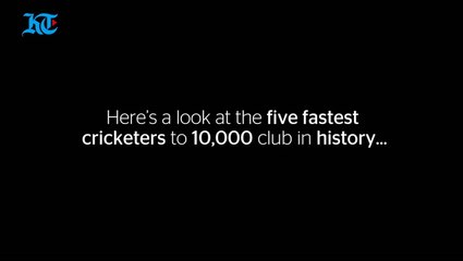 Five fastest cricketers to 10,000 club in history