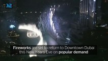 New Year fireworks at Burj Khalifa to return this year