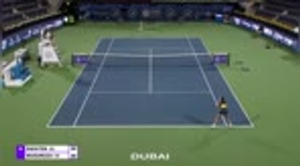 Télécharger la video: Muguruza sweeps aside Swiatek in Dubai