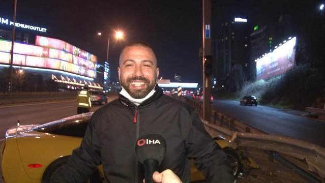 Milyonluk aracıyla kaza yapan sürücü: Her gün sürekli haberlerdeyiz