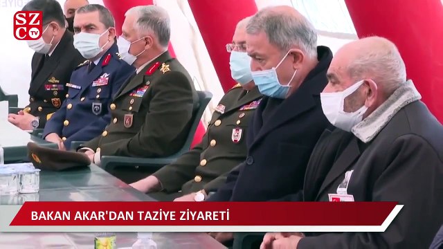 Bakan Akar ve TSK komuta kademesi Bitlis şehitlerinin ailelerini ziyaret etti