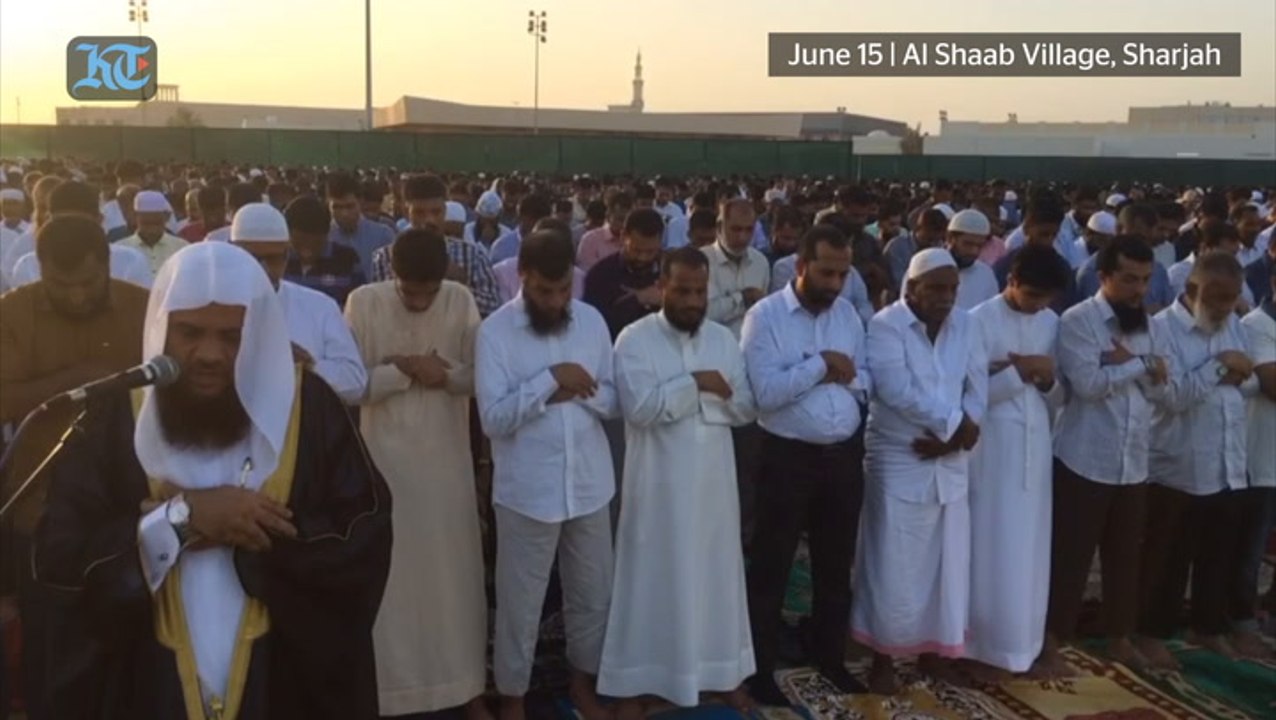 Muslims across the UAE gather for Eid Al Fitr prayers