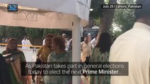 Voters come out in large numbers for Pakistan elections 2018