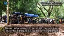 Thai cave rescue: Mission to save trapped boys continues