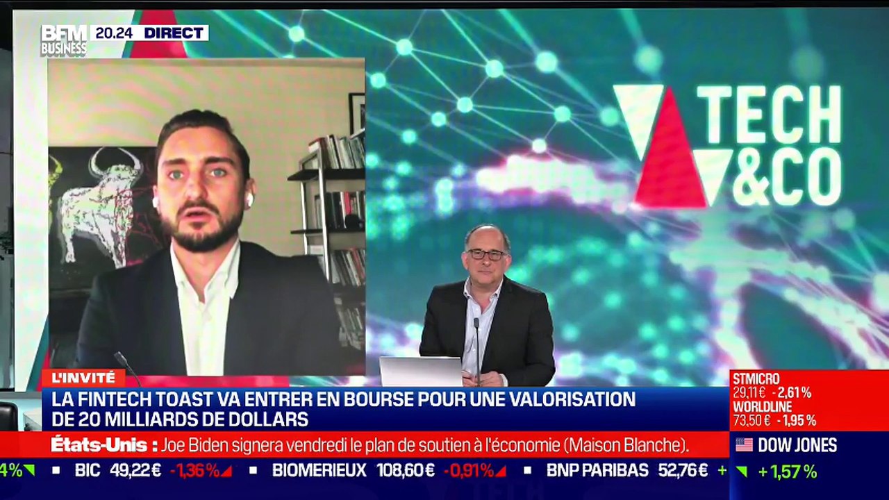 Arnaud Auge (BNP Paribas C. Lab Americas) : La fintech Toast va entrer en Bourse pour une valorisation de 20 milliards de dollars - 10/03