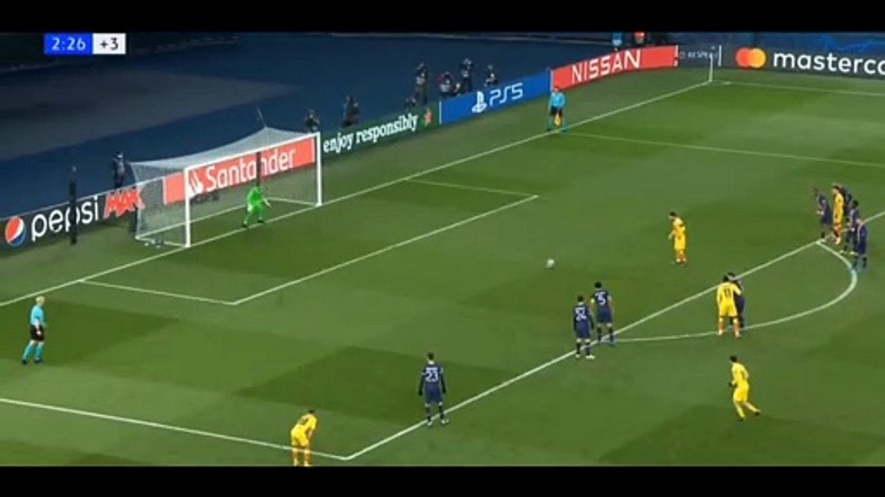 Keylor Navas - broni rzut karny Messi'ego (10.03.2021)