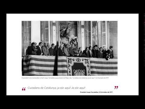 Tarradellas torna a Catalunya després de l'exili